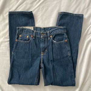 Polo Ralph Lauren Straight-Leg Slim Dark Wash Jeans Boy's 12 100% Cotton EUC